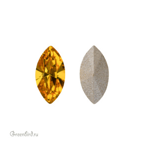 4228 Navette Fancy Stone 6х3 мм - Sunflower (#292)