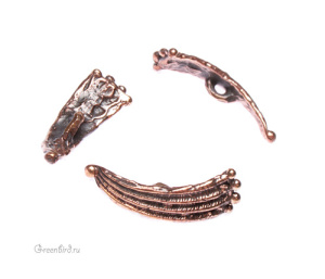 "Море", тоггл-элемент, ант. бронза, 1 шт. (#0602)