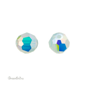 Swarovski 5000 Бусина круглая 6 мм, хризолит опал радужный (#294AB), 1 шт.
