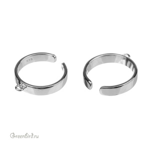 Основа для кольца, родий (#SV1701-RB-01R)