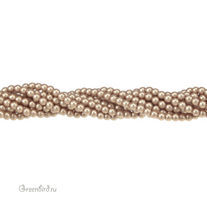 Swarovski 5810 Жемчуг 2 мм, винтажное золото (#651), уп. 50 шт.