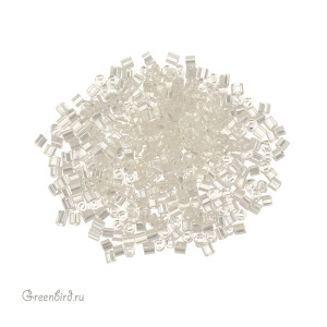 Винтажный стеклярус 2 мм, Tr. Yellow 9 (#517)