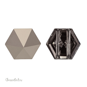 Swarovski 5060 Бусина Шип-Гексагон 7,5 мм, светло-золотистый металлик (#001MLGLD), 1 шт.