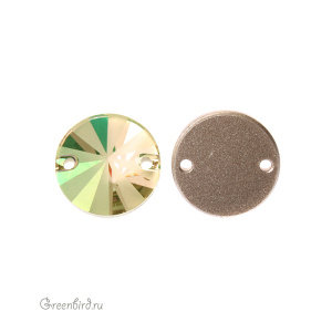 3200/G Rivoli Sew-on Stone PF 12 мм – Luminous Green (#001LUMG)