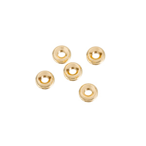 Бусина-разделитель "Кольцо" 5 мм, золото, уп.5 шт. (#SV1701-Bead-24G-BB)