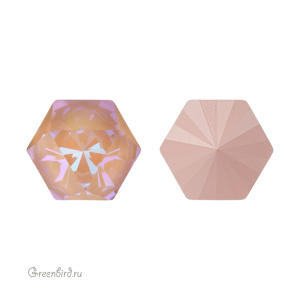 4699 Prismatic Hexagon Fancy Stone 14x16 мм – Dusty Pink DeLite (#001L149D)
