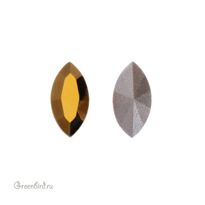4228 Navette Fancy Stone 8х4 мм - Dorado (#001DOR)