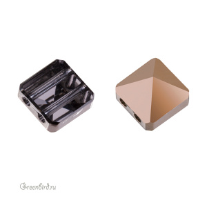 5061 Бусина Square Spike Bead 7,5mm – Crystal Rose Gold (#001ROGL)