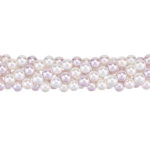 Жемчуг Crystalbird, круглый, 10 мм, Powder Almond MIX, нить (#MIX03)