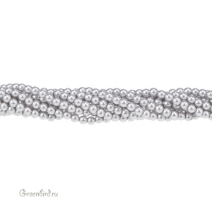 Swarovski 5810 Жемчуг 2 мм, светло-серый (#616), уп. 50 шт.