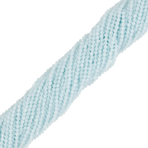 Бусины Циркон 3 мм, голубой, нить (#CN-ZRCN-014)