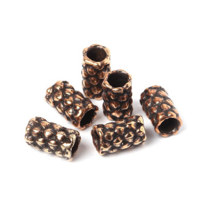 "Мхи и травы", бусина-шарм, ант. бронза, 1 шт (#2879)