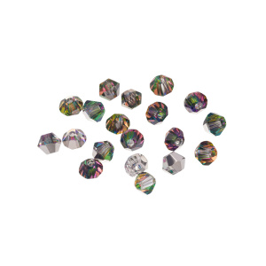 Crystalbird Бусины 5328C биконусы 3 мм – Vitrail Rose (#001VR), уп. 20 шт. (#CBBC-0007)