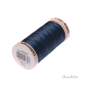 Нить для ручного квилтинга Gutermann, темно-синий (#5322)