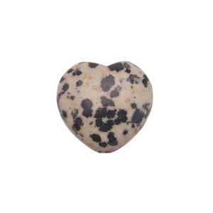 Бусина "Сердце" 20 мм, имитация Яшма далматин, 1 шт. (#SVA-NTS-24)