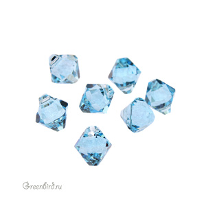 6328 подвеска Bicone 6mm – Aquamarine (#202)