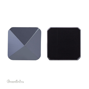 5061 Бусина Square Spike Bead 7,5mm – Jet/Hematite (#280HEM)