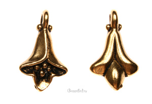 Подвеска "Колокольчик", ант. серебро, 1 шт. (#TC-2189) Подвеска "Колокольчик", ант. серебро, 1 шт. (#TC-2189)