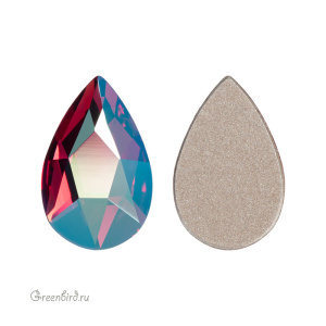 Swarovski 2303 Клеевые стразы Капля 14х9 мм, фуксия с мерцанием (#502SHIM), 1 шт.