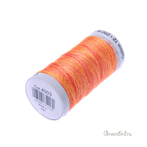 Нить Gutermann для вязания Cotton 12, закат (#4003)