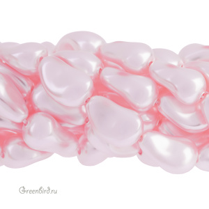 Жемчуг барочный капля 12 мм #5843 Rosaline (#294)