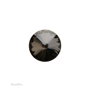 Swarovski 1122 Риволи 12 мм, серебряная ночь (#001SINI), 1 шт.