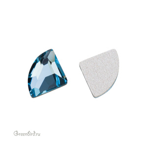 Swarovski 2715 Клеевые стразы Коннектор 6 мм, аквамарин (#202), 1 шт.