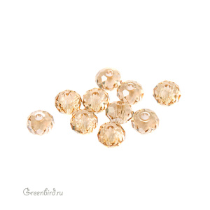 5040 Бусина Briolette Bead 4х3mm – Golden Shadow (#001GSHA)