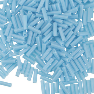 MIYUKI Bugle 6mm – Opaque Turquoise Blue (#413) MIYUKI Bugle 6mm – Opaque Turquoise Blue (#413)