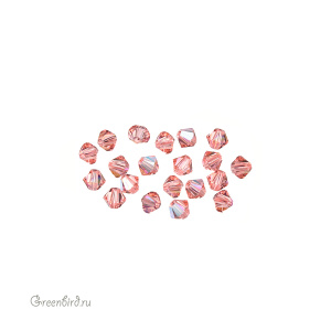 5328 Bicone 4mm – Rose Peach Shimmer (#262SHIM)