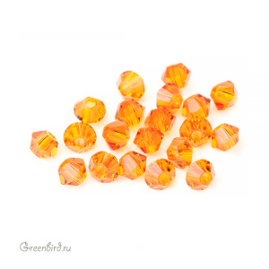 5328 Bicone 3mm – Tangerine (#259)
