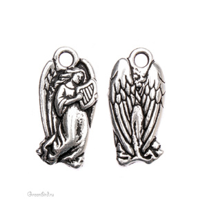 Подвеска "Ангел", ант. серебро, 1 шт. (#TC-2352)