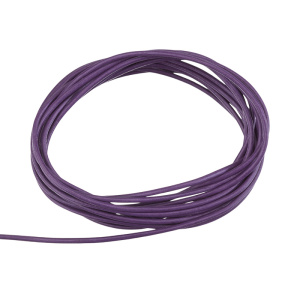 Кожаный шнур "Puple", 1.5 мм, 1 метр (LTPL1.5)