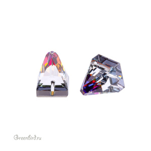 Swarovski пришивные 3296 Шип квадратный 10х10 мм, вулкан (#001VOL), 1 шт.