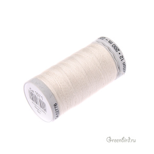 Нить Gutermann для вязания Cotton 12, белая ночь (#1071)