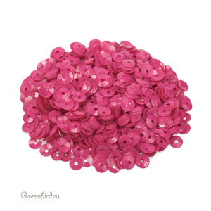 Пайетки 4мм чаша Rosso Fucsia (#4374)