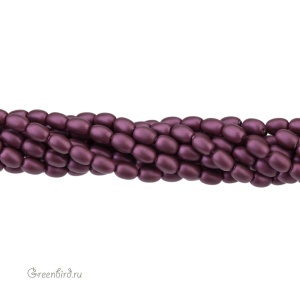 Жемчуг рис 4 мм #5824 Elderberry (#2019)