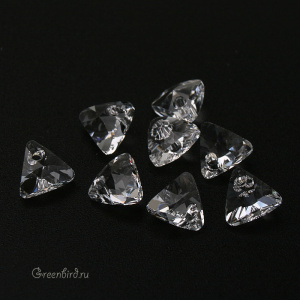Swarovski 6628 подвеска Треугольник 8 мм, прозрачный (#001), 1 шт.
