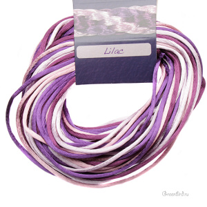 Шнур для кумихимо 1мм, lilac (RTMIX010-R)
