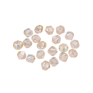 Crystalbird Бусины 5328C биконусы 4 мм – Paradise Shine (#001PS), уп. 20 шт. (#CBBC-0014)