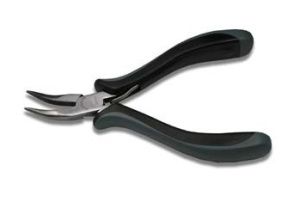 Загнутые плоскогубцы с черной ручкой #ERPL8