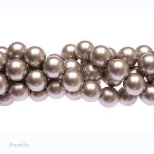 Swarovski 5810 Жемчуг 8 мм, платиновый (#459), уп. 20 шт.