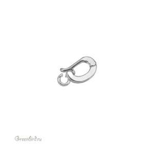 Бейл-замочек, родий, 1 шт. (#SV1701-B27R)