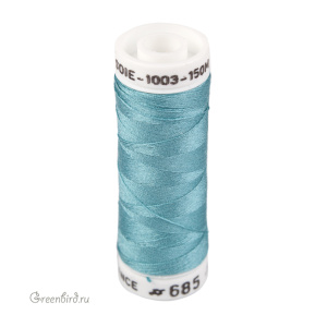 Шелковая нить AVAS Soie 1003, бирюзово-голубой, 150 м (#685)