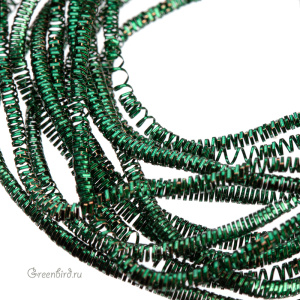 Канитель трунцал 1.6 мм, темно-зеленый (KAN4773)