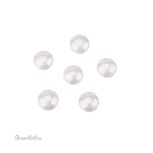 Жемчуг "Майорка" круглый плоский 12 мм, белый, 1 шт (#SV1701-9033) Жемчуг "Майорка" круглый плоский 12 мм, белый, 1 шт (#SV1701-9033)