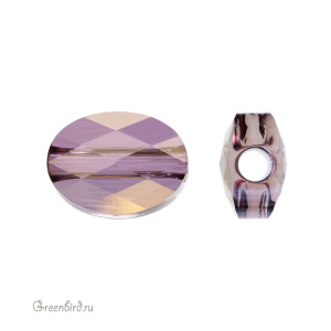 5051 Бусина Mini Oval Bead 8x6 mm – Lilac Shadow (#001LISH)
