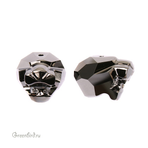 Swarovski 5751 Бусина Пума 19 мм, серебряная ночь 2X (#001SINI2), 1 шт.