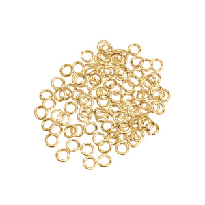Соединительные кольца 3 мм, толщ. 0,6 мм, золото, уп. 2 г (#CN-RG-013G)