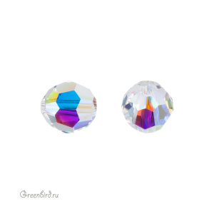 Swarovski 5000 Бусина круглая 5 мм, прозрачный радужный (#001AB), 1 шт.